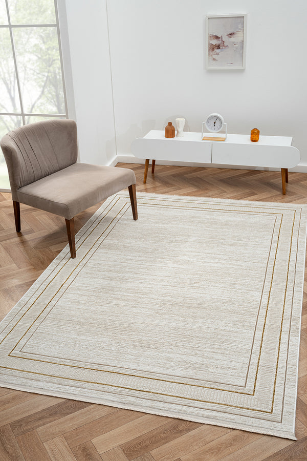 Koza Hayad Moonlight Bej Tozumaz Halı 51507B