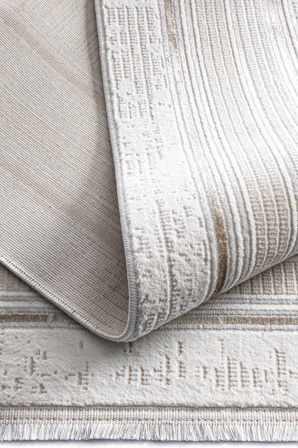 Koza Hayad Moonlight Bej Tozumaz Halı 51444B