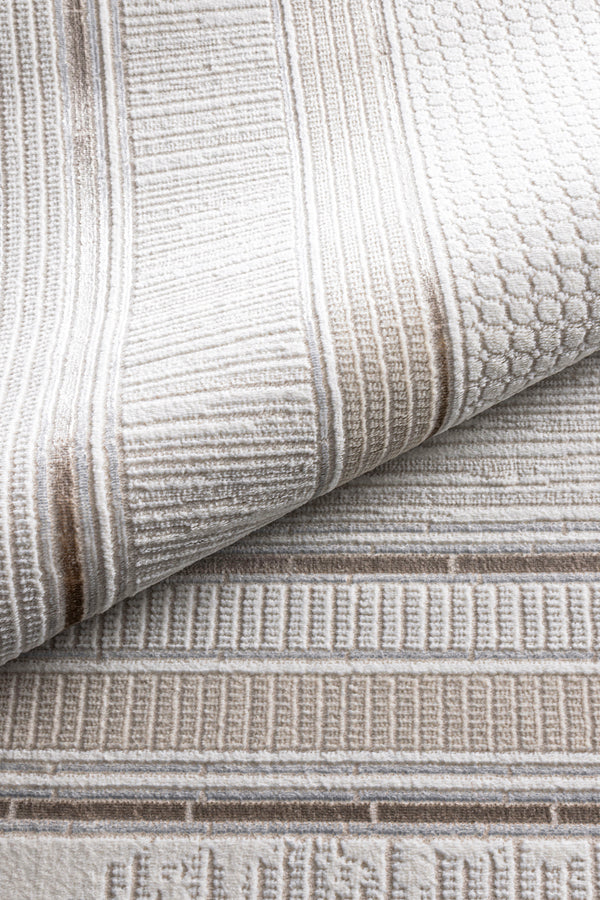 Koza Hayad Moonlight Bej Tozumaz Halı 51444B