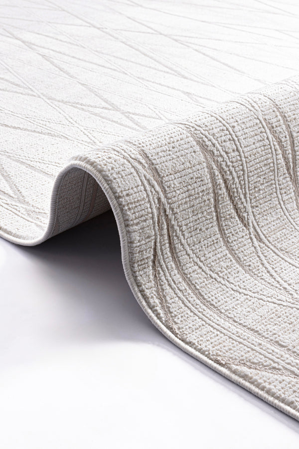 Koza Hayad Moonlight Bej Tozumaz Halı 51453B