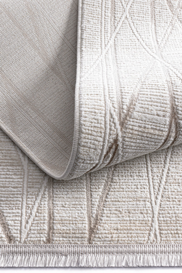 Koza Hayad Moonlight Bej Tozumaz Halı 51453B