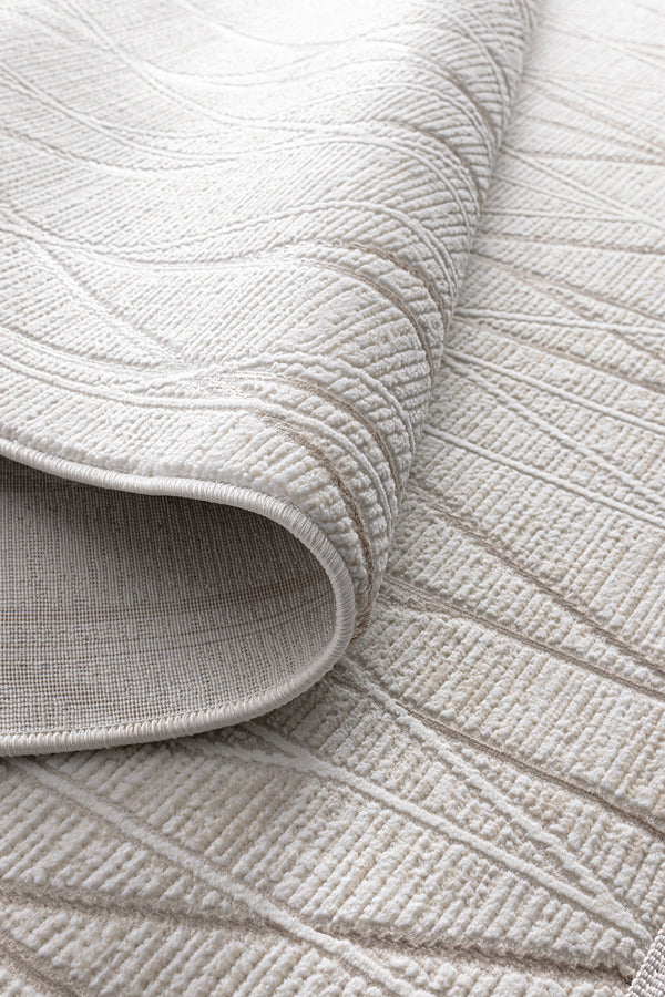 Koza Hayad Moonlight Bej Tozumaz Halı 51453B