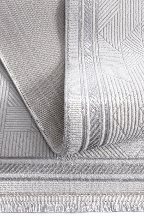 Koza Hayad Moonlight Gri Tozumaz Halı 51445D