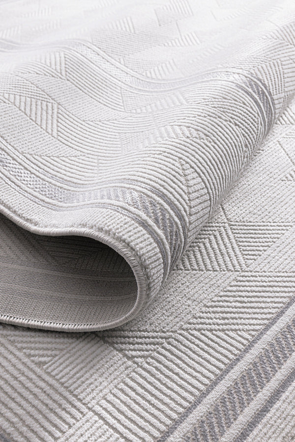 Koza Hayad Moonlight Gri Tozumaz Halı 51454D