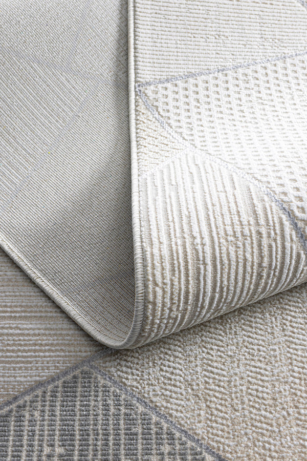 Koza Hayad Moonlight Gri Tozumaz Halı 51455D