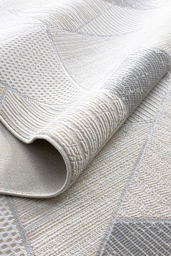 Koza Hayad Moonlight Gri Tozumaz Halı 51455D