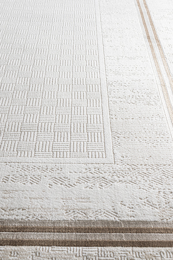 Koza Hayad Moonlight Vizon Tozumaz Halı 51447C