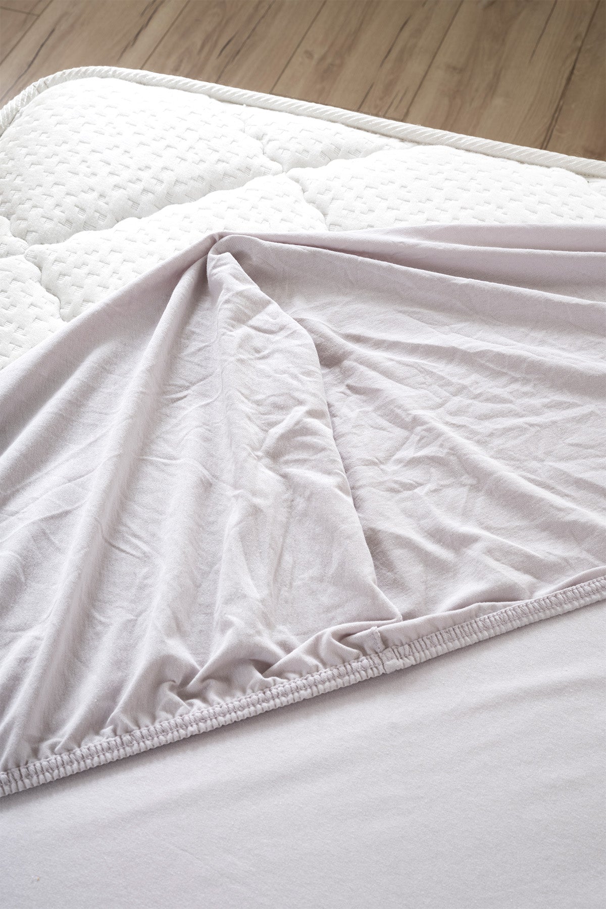 Koza Home A.Gri Çift Kişilik Penye Fıtted Çarşaf 2530