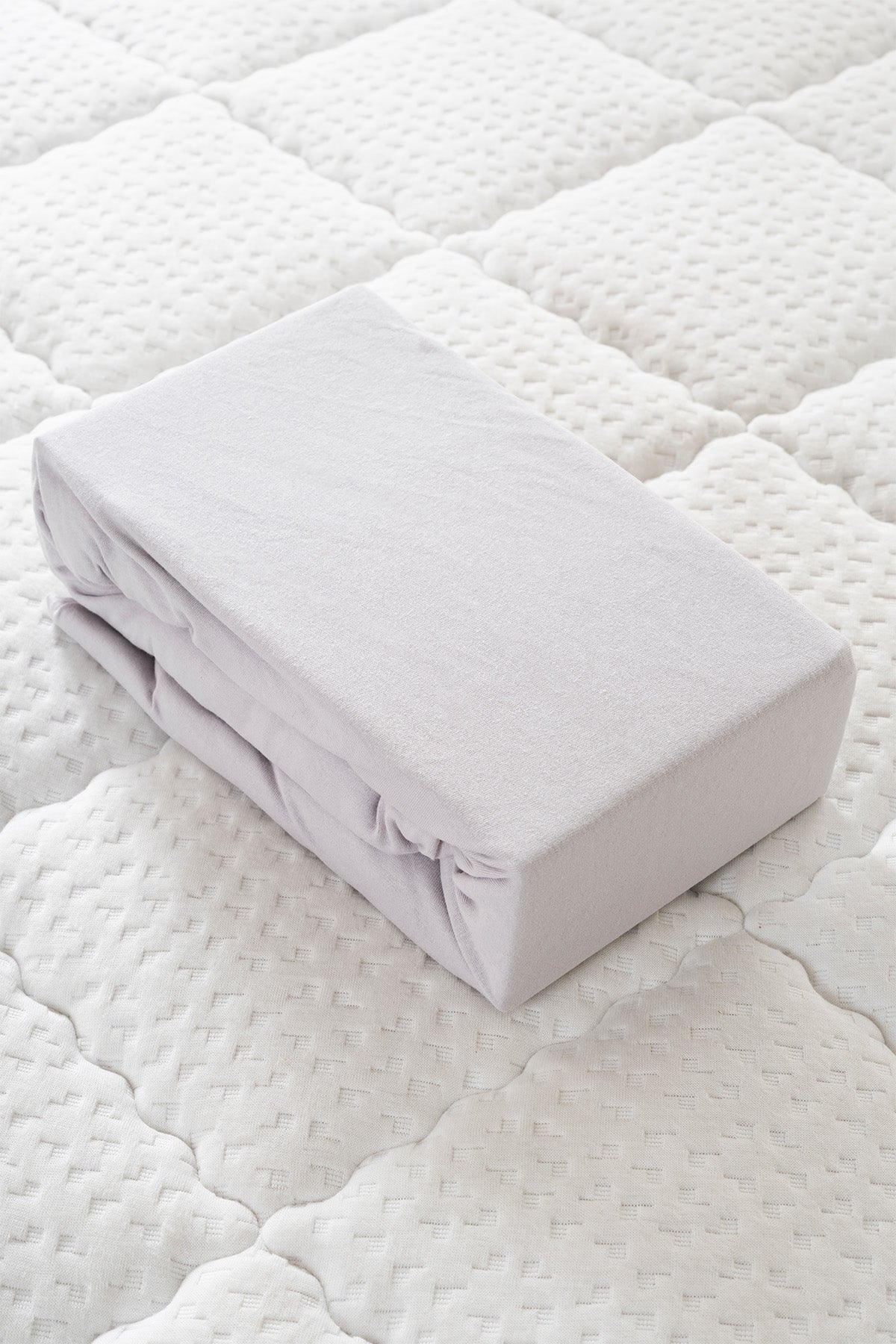 Koza Home A.Gri Çift Kişilik Penye Fıtted Çarşaf 2530