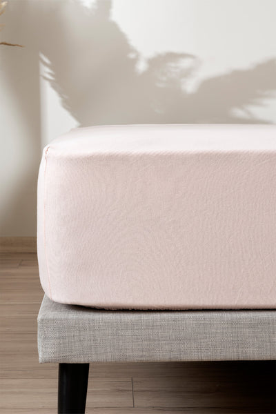 Koza Home Pudra Tek Kişilik Penye Fitted Lastikli Çarşaf 2525