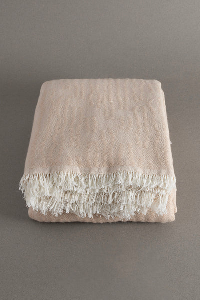 Koza Laks Bej Battaniye 200x230Cm 9081