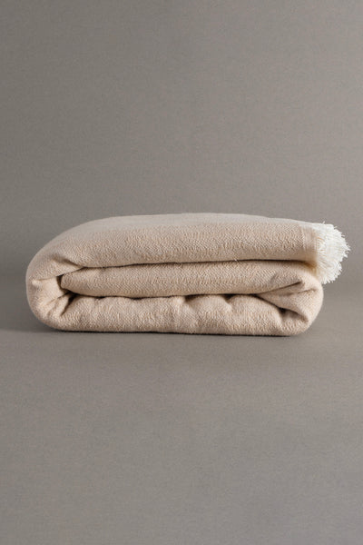 Koza Laks Bej Battaniye 200x230Cm 9081