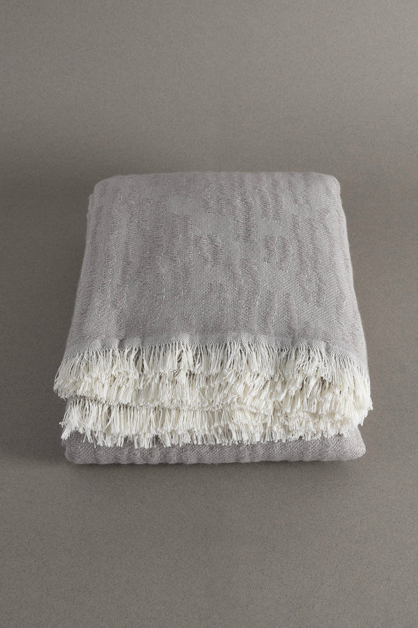 Koza Laks Gri Battaniye 200x230Cm 9081