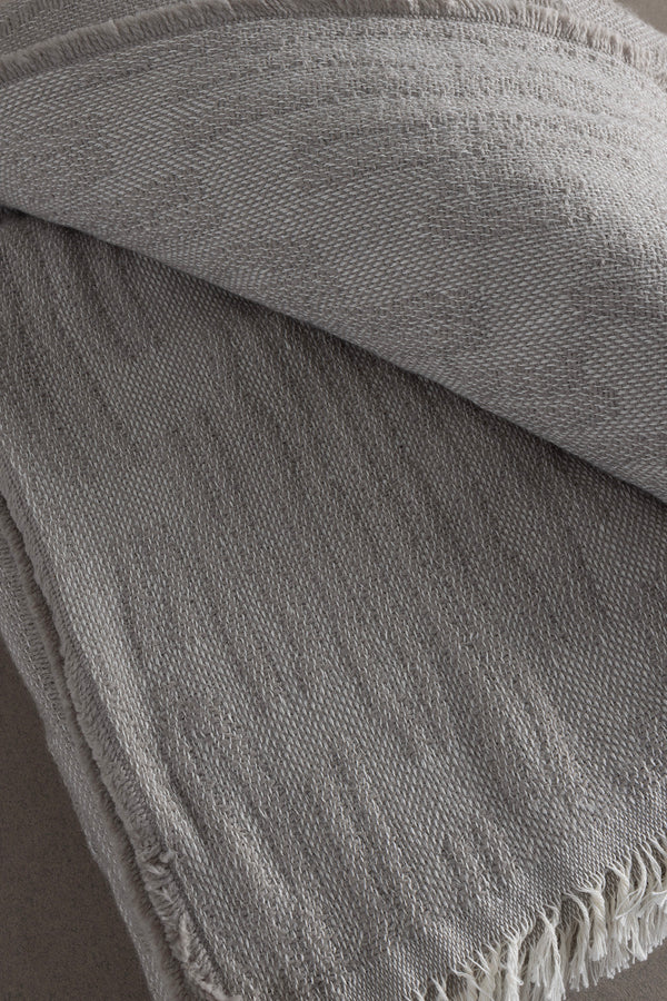 Koza Laks Gri Battaniye 200x230Cm 9081