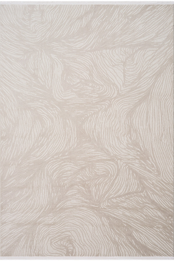 Koza Luna Krem Bej Oturma Odası Halısı A2683B