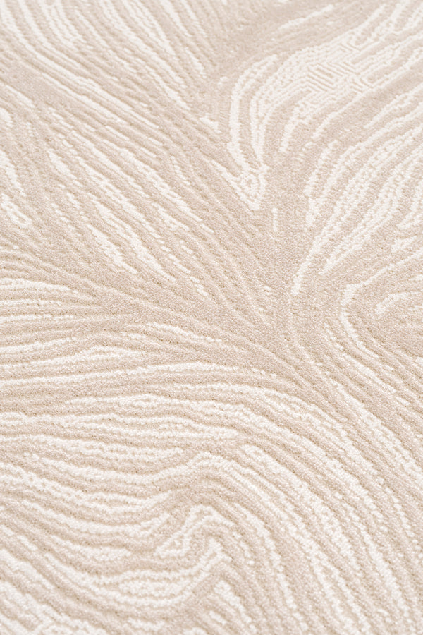 Koza Luna Krem Bej Oturma Odası Halısı A2683B