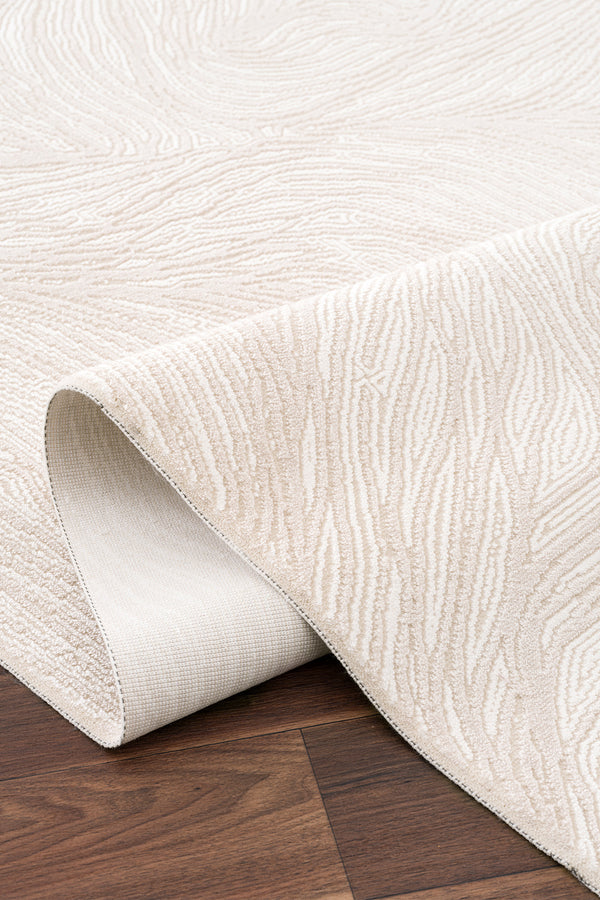 Koza Luna Krem Bej Oturma Odası Halısı A2683B