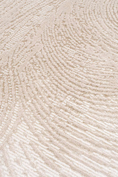 Koza Luna Krem Bej Oturma Odası Halısı A2686B