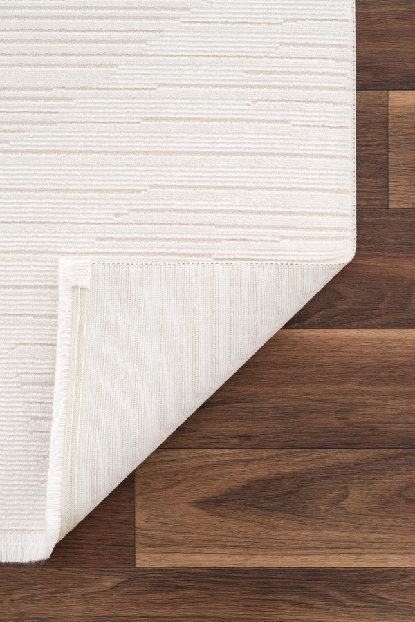 Koza Luna Krem Oturma Odası Halısı A2687A