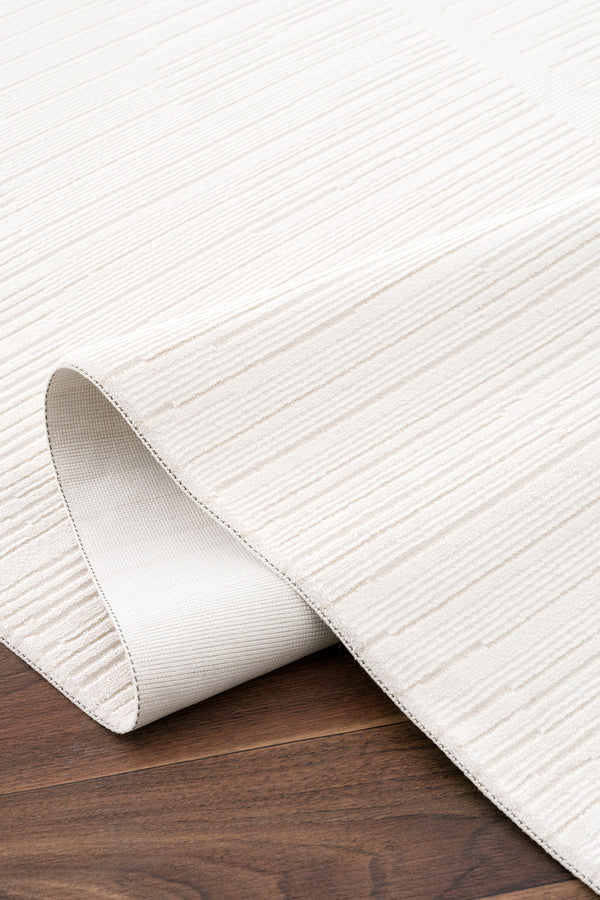 Koza Luna Krem Oturma Odası Halısı A2687A