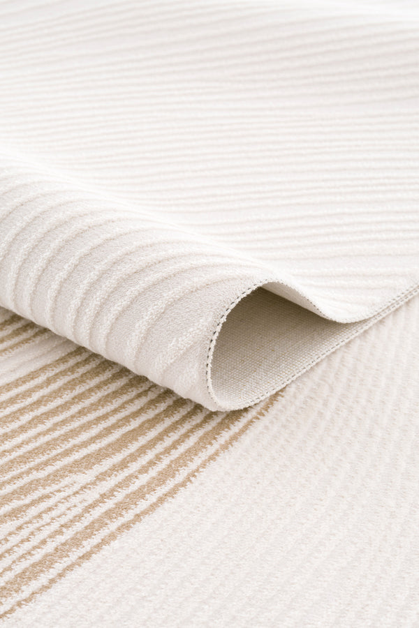 Koza Luna Krem Bej Oturma Odası Halısı A2688B