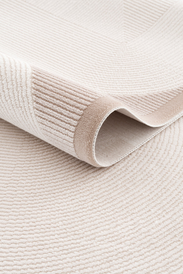 Koza Luna Krem Bej Oturma Odası Halısı A2700B