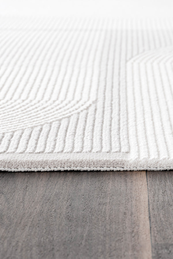 Koza Luna Krem Gri Oturma Odası Halısı A2700C