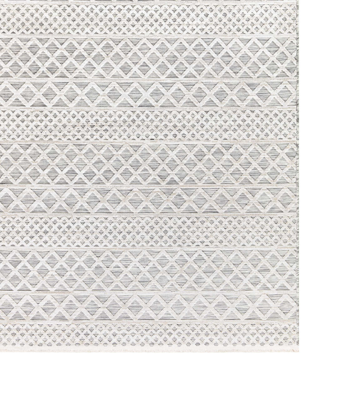 Koza Meridyen Gri Halı Kilim Balkon Teras Bahçe Salon Koridor Makine Halısı 65289