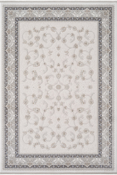 Koza Mirage Krem Mavi Salon Halısı A3782A