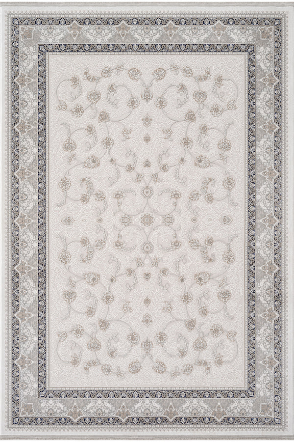 Koza Mirage Krem Mavi Salon Halısı A3782A