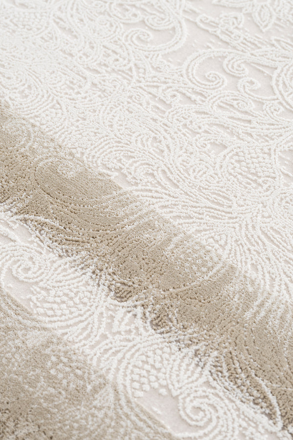 Koza Mirage Krem Vizon Salon Halısı A3784C