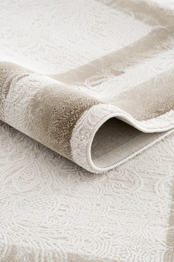 Koza Mirage Krem Vizon Salon Halısı A3784C