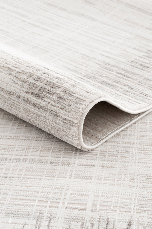 Koza Mirage Krem Gri Salon Halısı A3785D