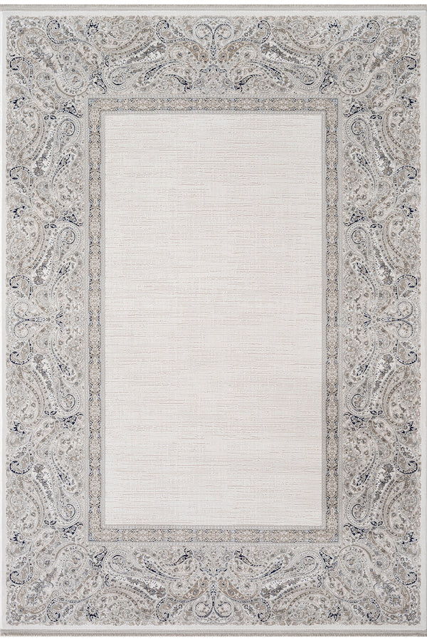 Koza Mirage Krem Mavi Salon Halısı A3783A