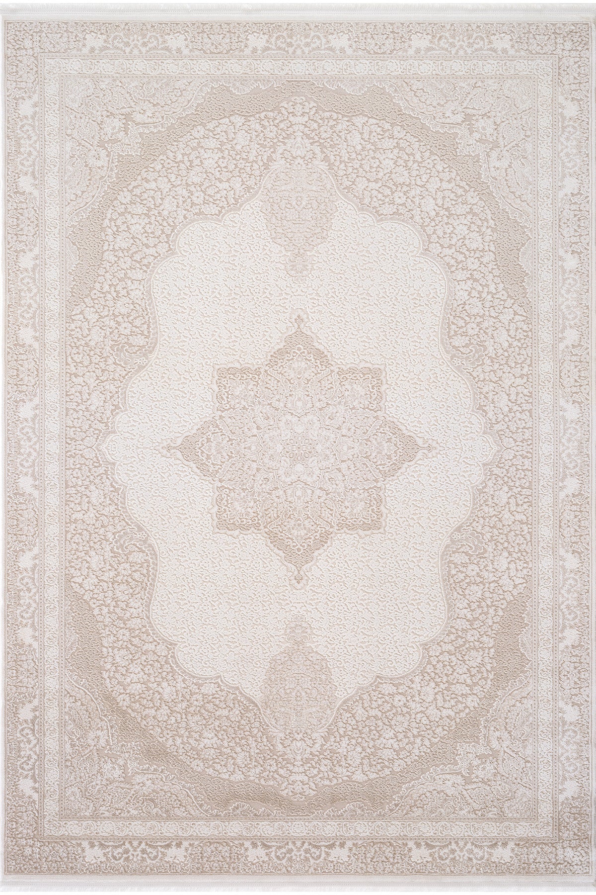 Koza Nazende Krem Bej Salon Halısı A3390B