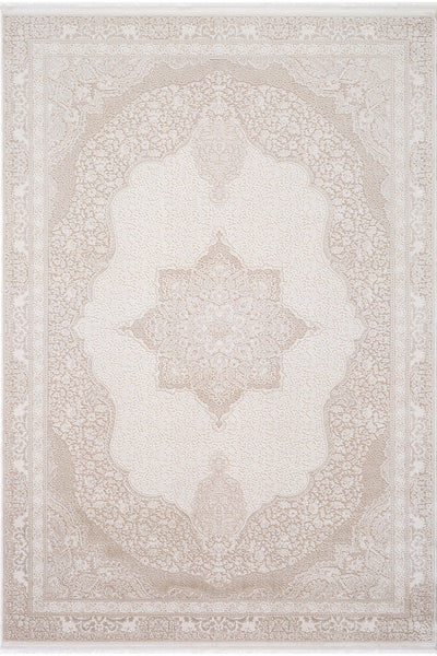 Koza Nazende Krem Bej Salon Halısı A3390B