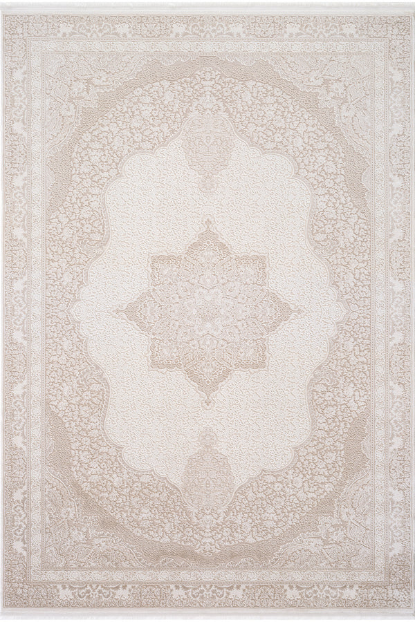 Koza Nazende Krem Bej Salon Halısı A3390B