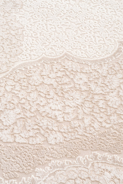 Koza Nazende Krem Bej Salon Halısı A3390B