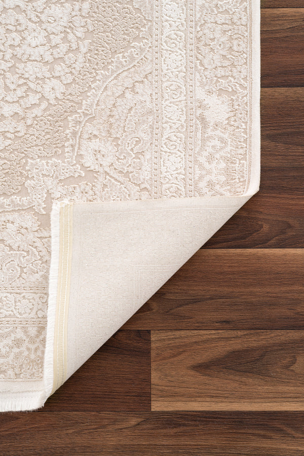 Koza Nazende Krem Bej Salon Halısı A3390B