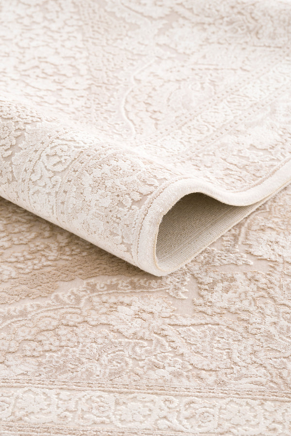 Koza Nazende Krem Bej Salon Halısı A3390B