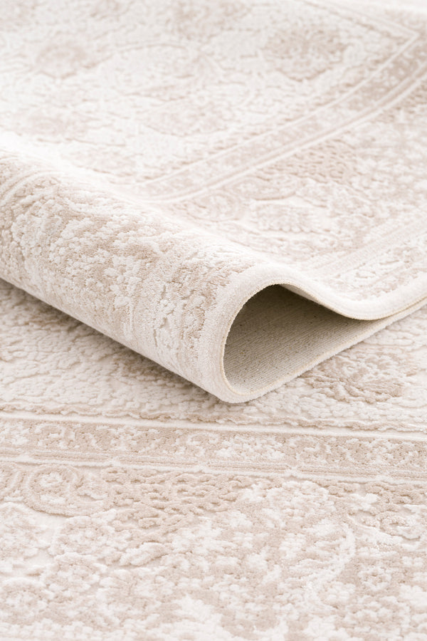 Koza Nazende Krem Bej Salon Halısı A3392B