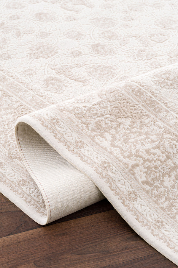 Koza Nazende Krem Bej Salon Halısı A3392B