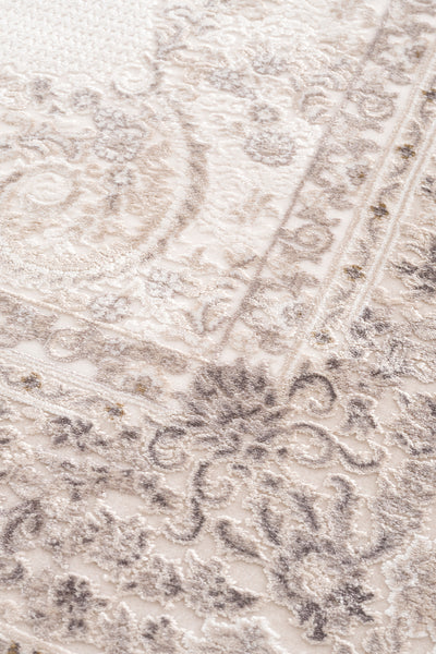 Koza Nazende Krem Vizon Salon Halısı A3393C