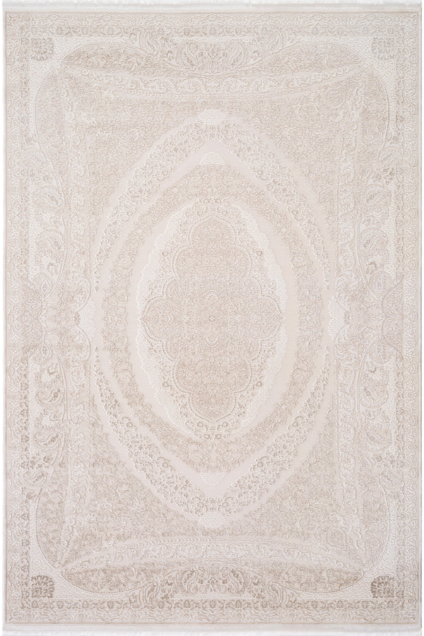 Koza Nazende Krem Bej Salon Halısı A3394B