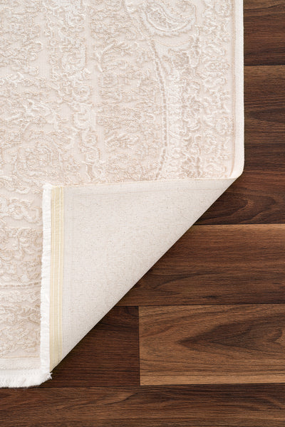 Koza Nazende Krem Bej Salon Halısı A3394B