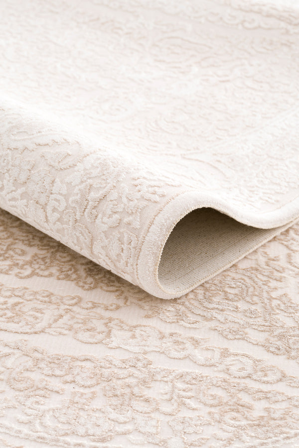 Koza Nazende Krem Bej Salon Halısı A3394B