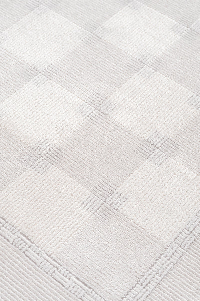 Koza Nazende Krem Gri Salon Halısı  A3397D