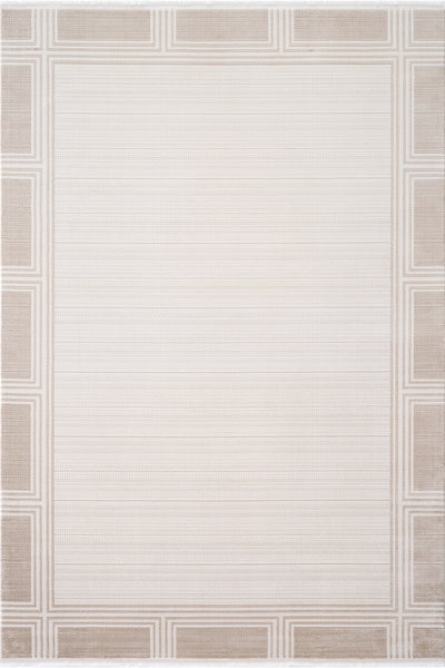 Koza Nazende Krem Bej Salon Halısı A3398B