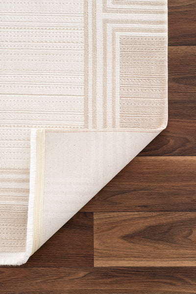 Koza Nazende Krem Bej Salon Halısı A3398B