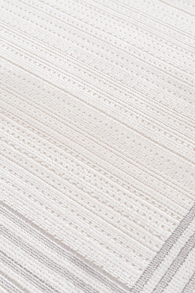 Koza Nazende Krem Gri Salon Halısı A3398D